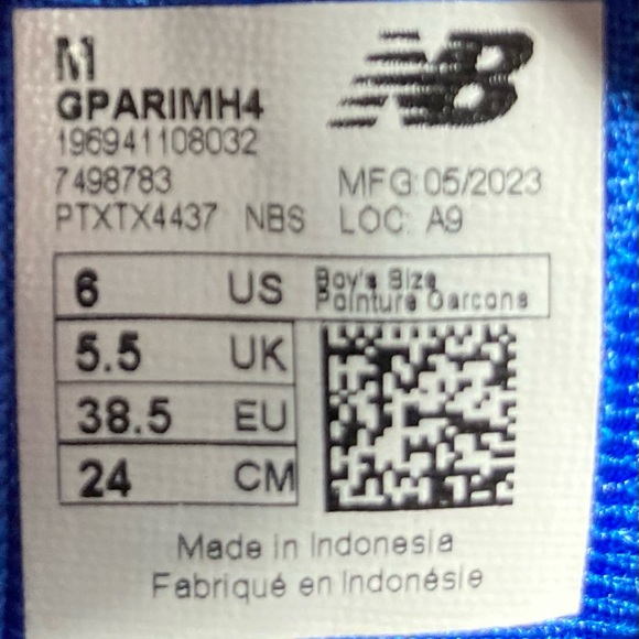 New Balance Fresh Foam Arishi v4 Running Shoe Women’s Size 7.5 Marine Blue - Picture 9 of 10